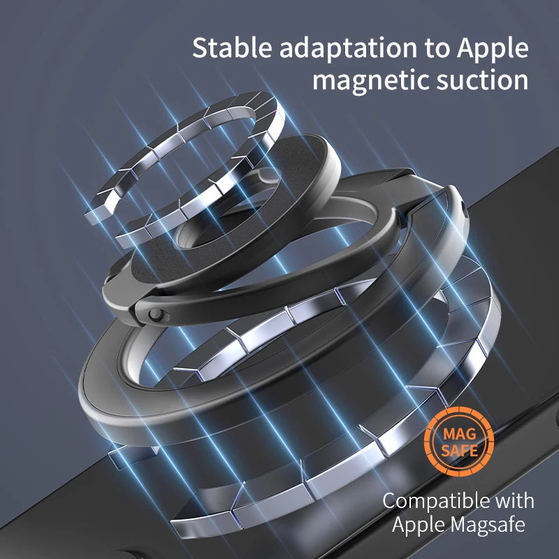 MagSafe Magnetic Ring Holder & Foldable Phone Stand
