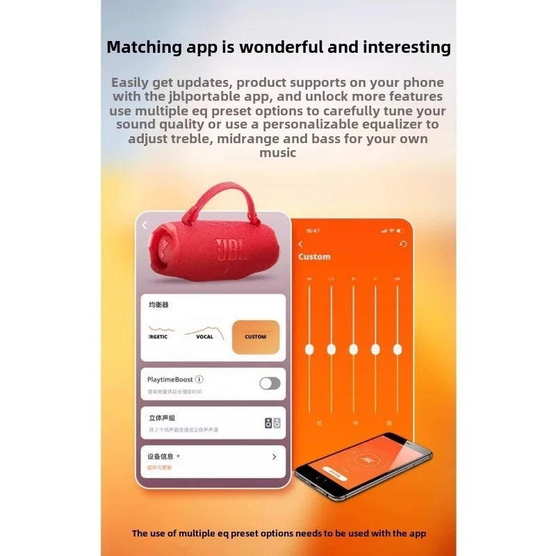 JBL Charge 6 Waterproof Bluetooth Speaker with Powerful Sound & Long Battery Life