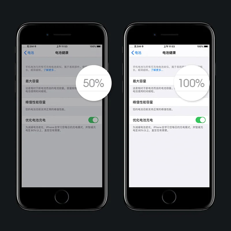 NOHON High Capacity Phone Battery for iPhone 15 Pro MAX 14 13 12 Pro 11 X XR XS 12Mini 13Pro SE SE2 SE3 Lithium Polymer Battery