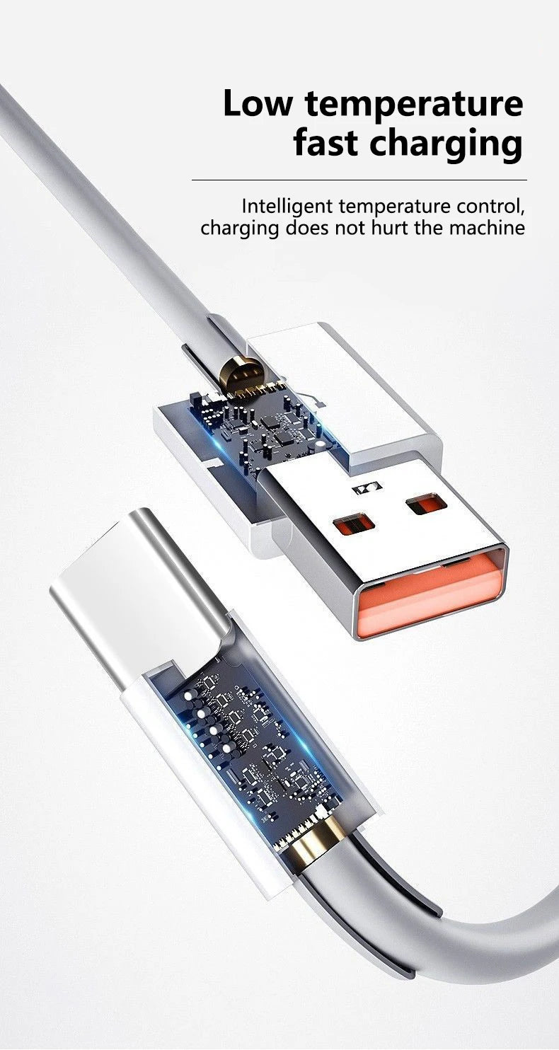 120W Turbo Fast Charging USB-C Cable for Xiaomi & Redmi