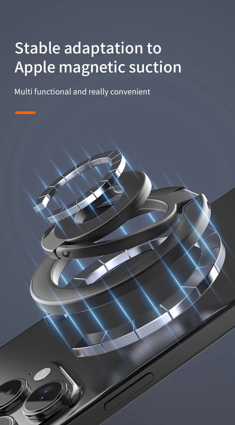 MagSafe Magnetic Ring Holder & Foldable Phone Stand