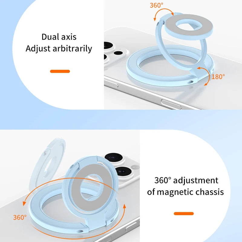 MagSafe Magnetic Ring Holder & Foldable Phone Stand