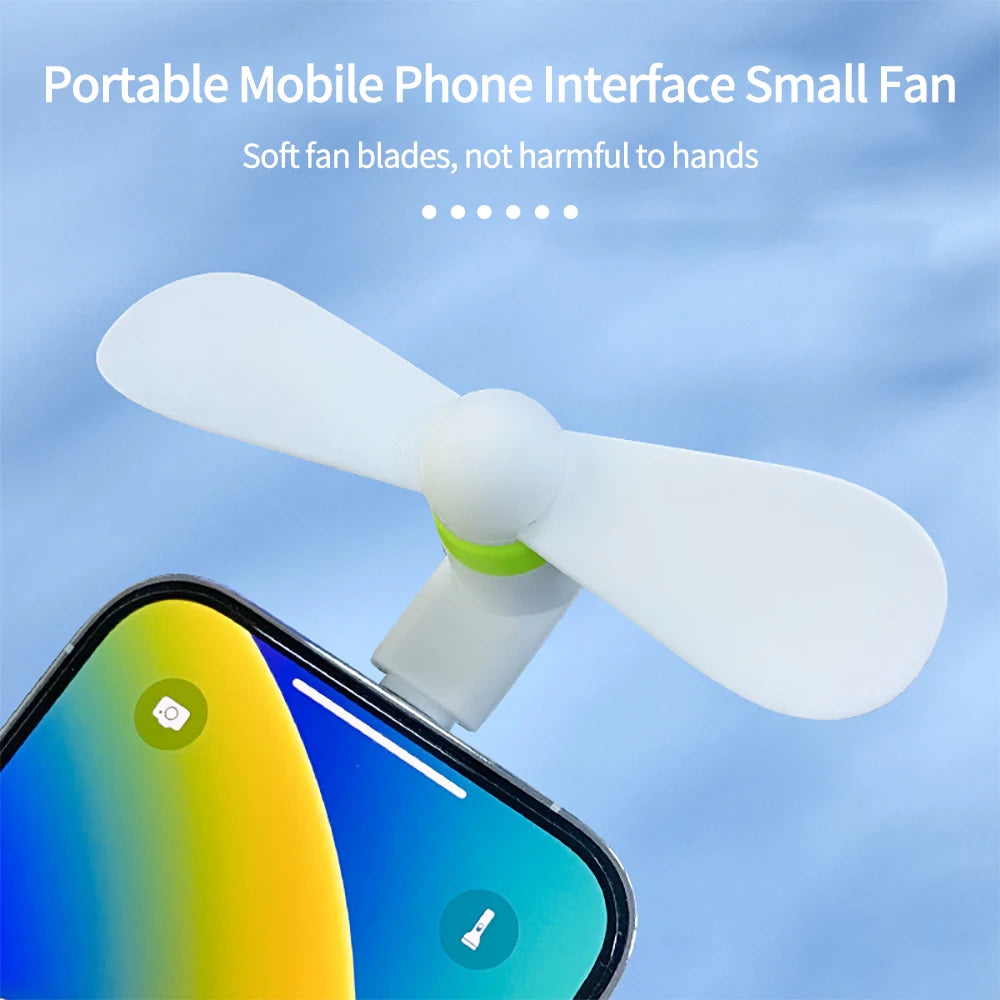 Portable Mini USB Phone Cooling Fan