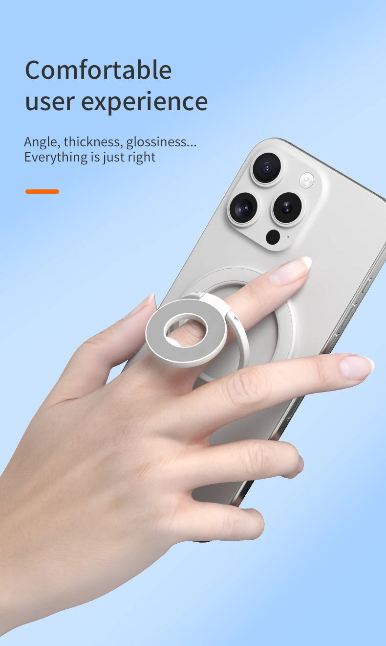 MagSafe Magnetic Ring Holder & Foldable Phone Stand