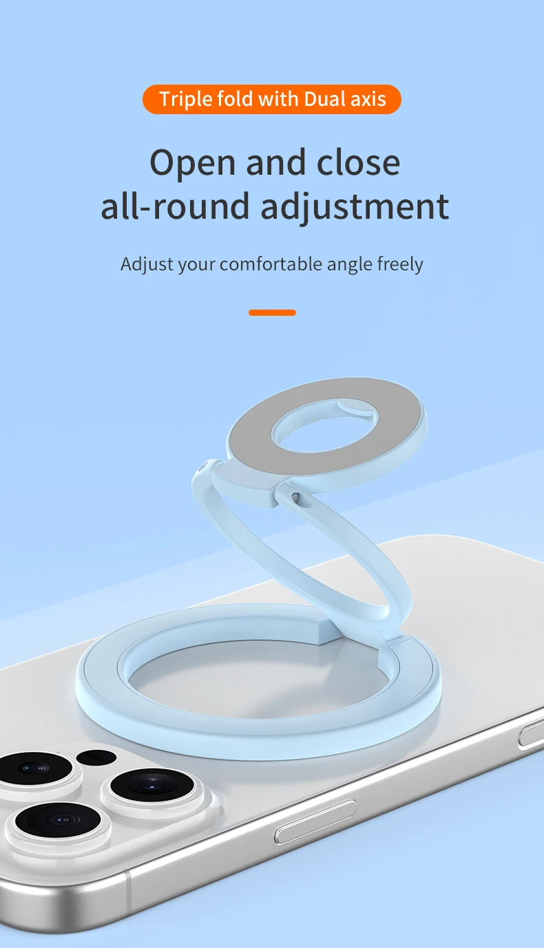 MagSafe Magnetic Ring Holder & Foldable Phone Stand