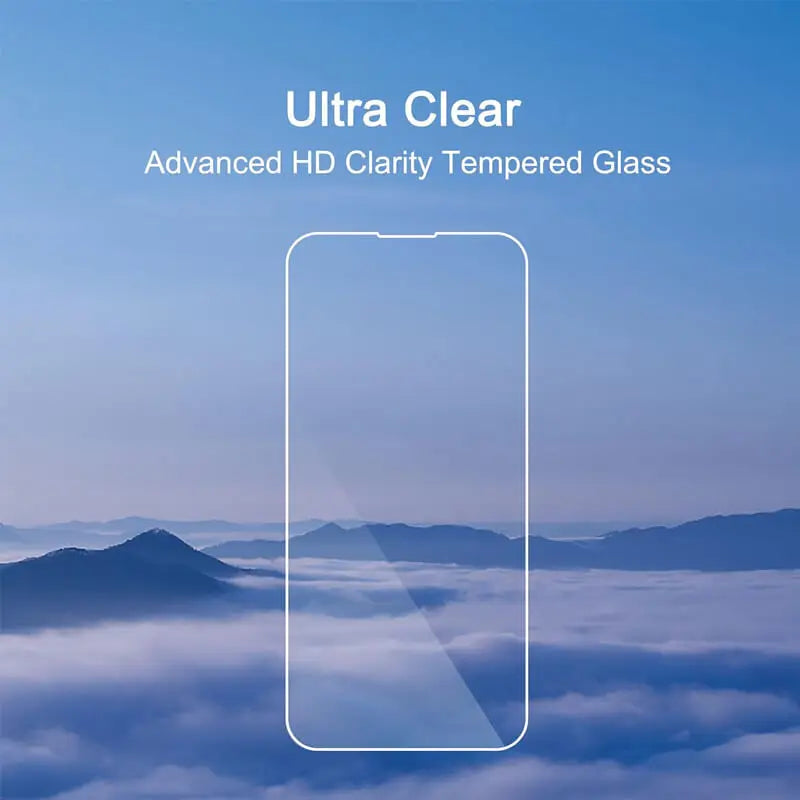 Tempered Glass Screen Protector for iPhone 11–17 Pro Max