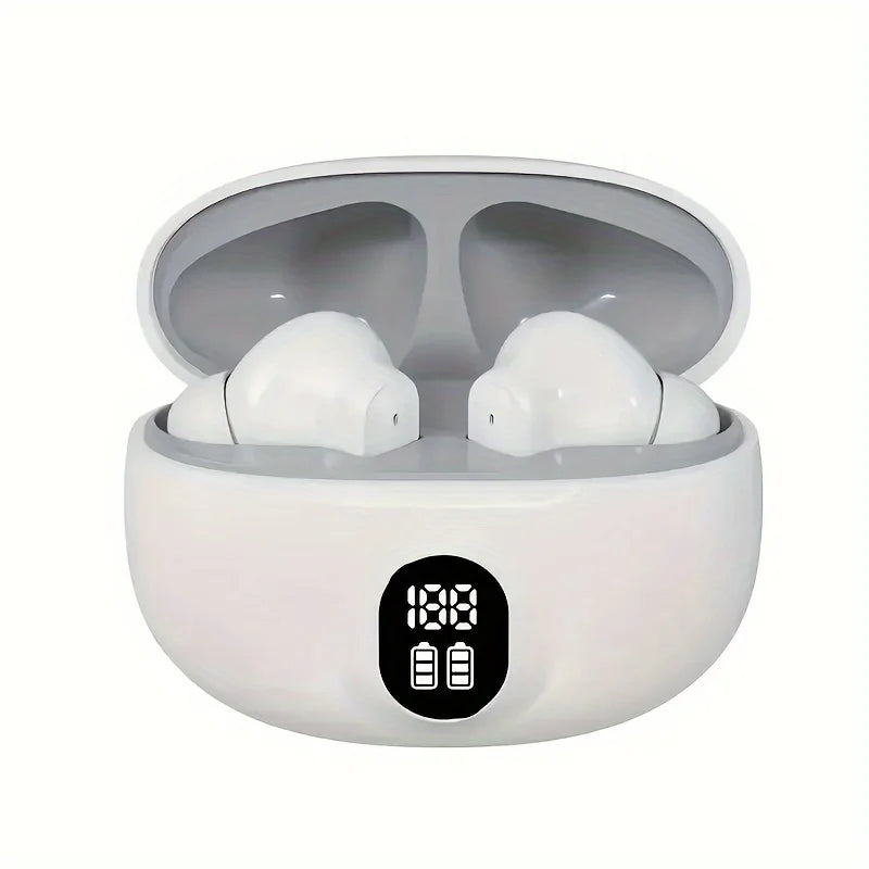 Wireless Bluetooth Sports Headphones with Noise Cancellation & LED Lights
