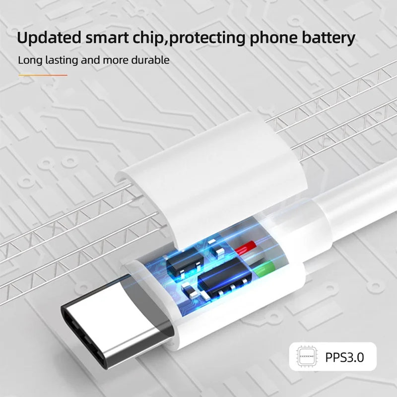 120W Turbo Fast Charging USB-C Cable for Xiaomi & Redmi