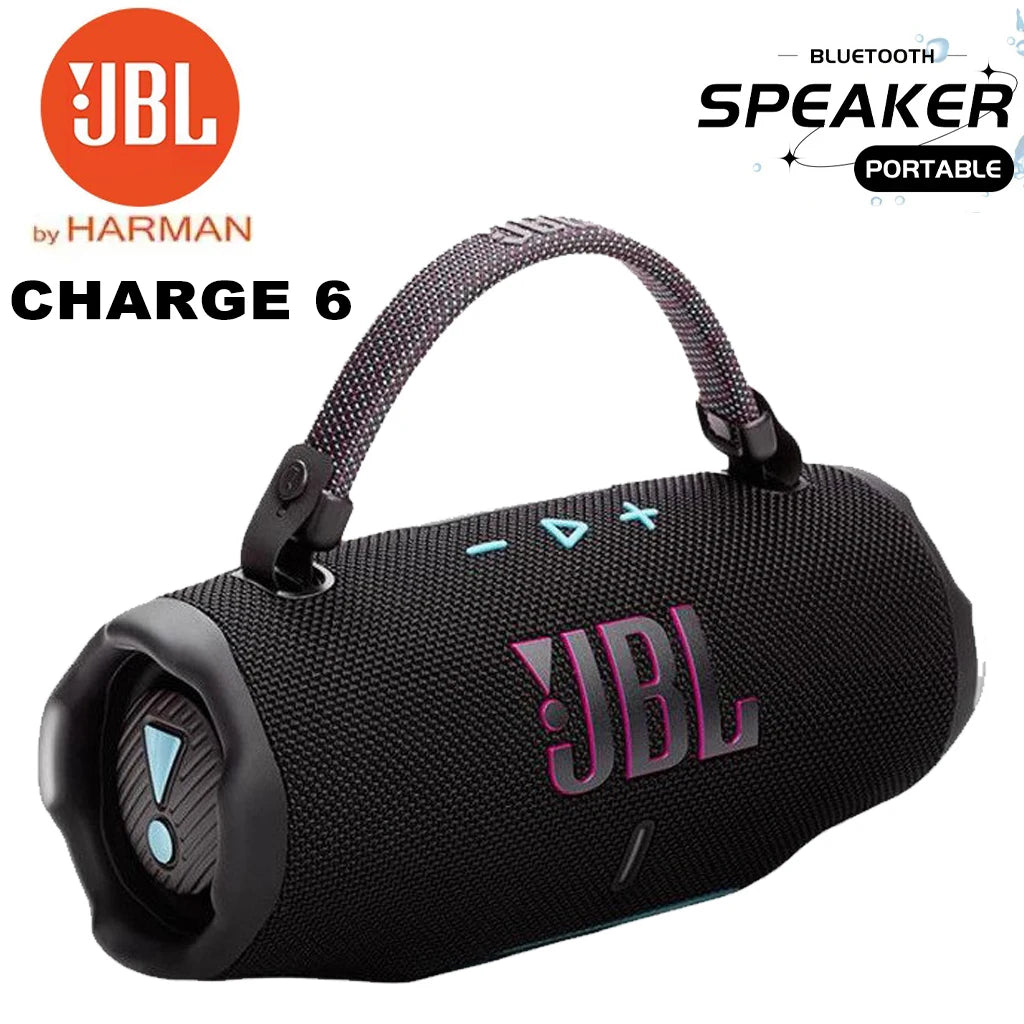 JBL Charge 6 Waterproof Bluetooth Speaker with Powerful Sound & Long Battery Life