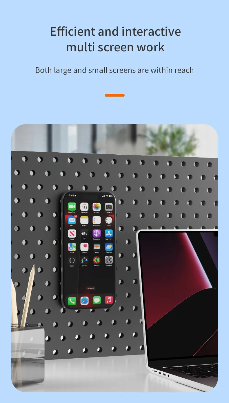 MagSafe Magnetic Ring Holder & Foldable Phone Stand