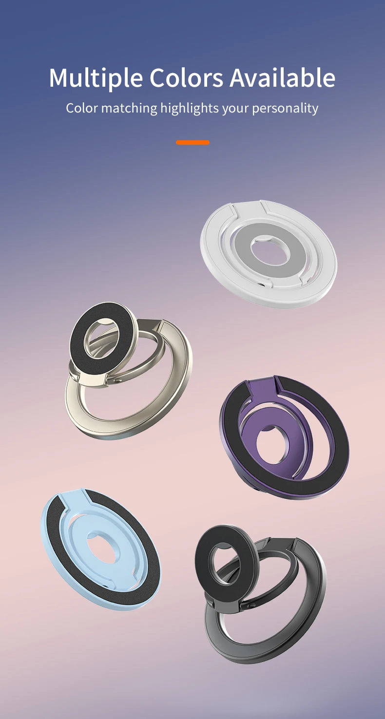 MagSafe Magnetic Ring Holder & Foldable Phone Stand