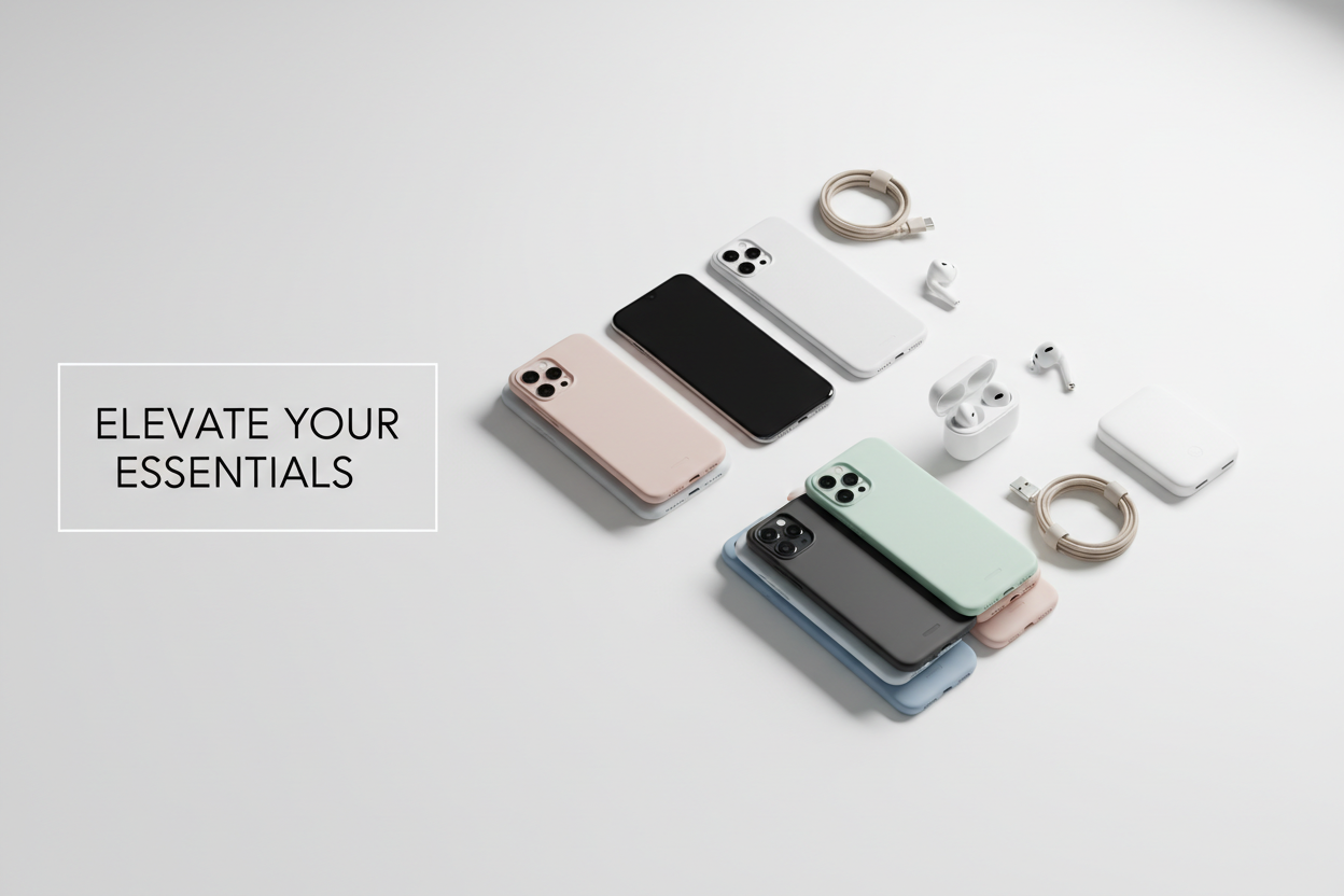 Minimalist Mobile Accessories Banner